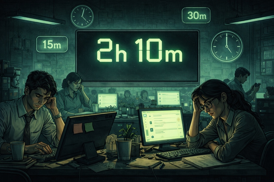 How Much Time Do We Spend Pretending to Work Each Day